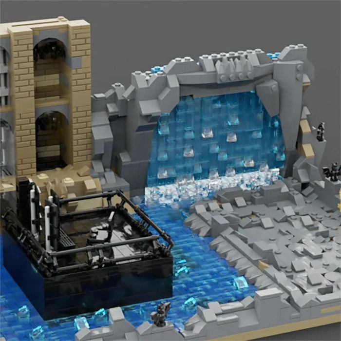 Batcave Dark Knight Rises Lego MOC