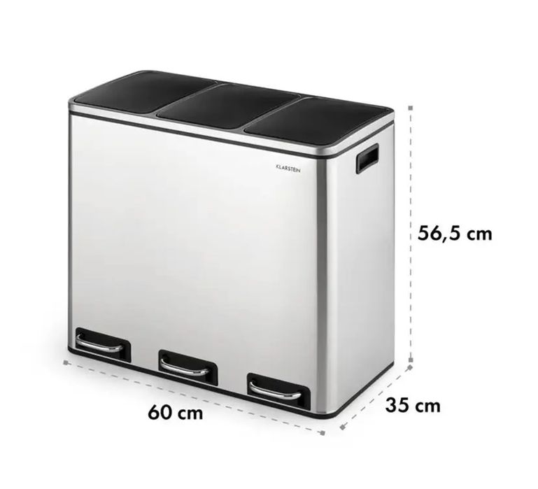 Відро для сміття з педаллю Klarstein Grandmaster Trash