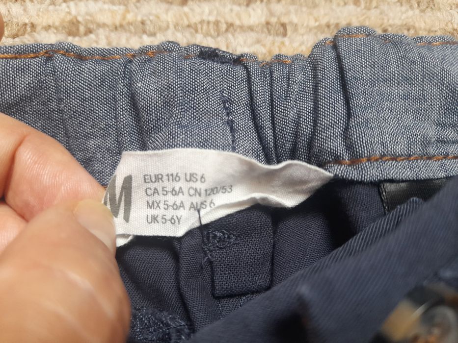 Spodenki krótkie eleganckie H&M r. 116