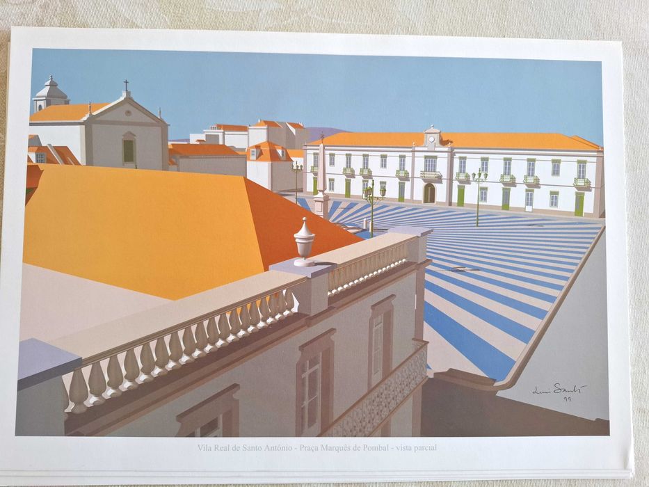 3º Centenário Marquês de Pombal - Serigrafias V.Real Santo António