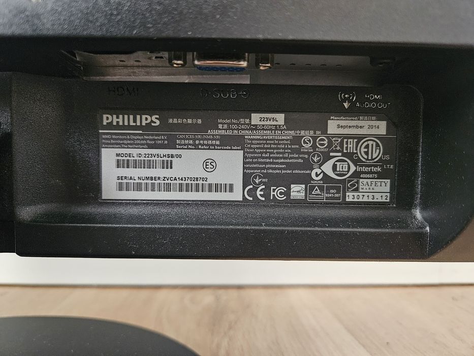 Monitor Philips 223V5LHSB/00