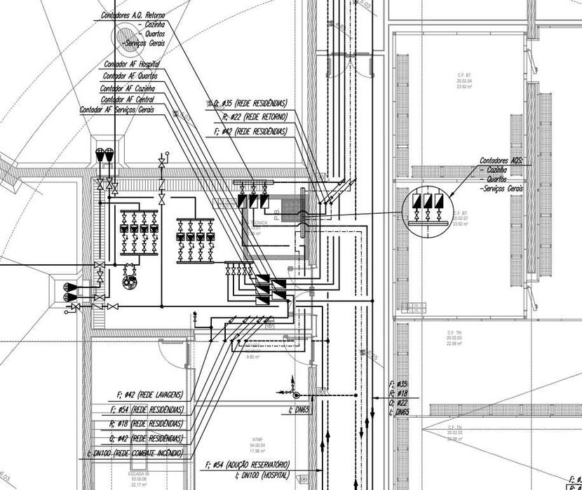 Engenheiro Projetista de Redes de Águas, Esgotos, Gás e AVAC