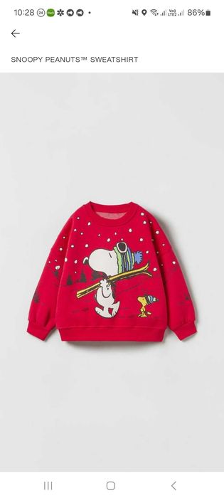Продам світшот кофтинку на флісі Zara