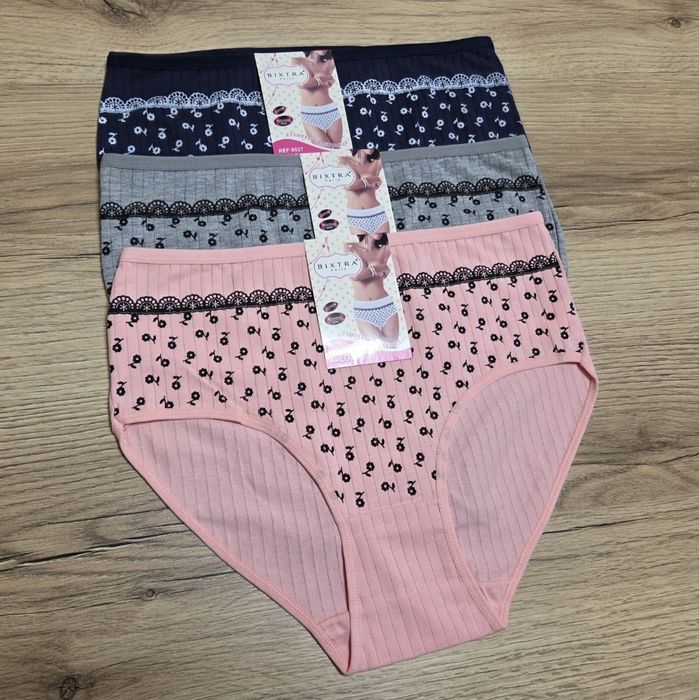 Majtki Damskie komplet 3sztuki 2XL