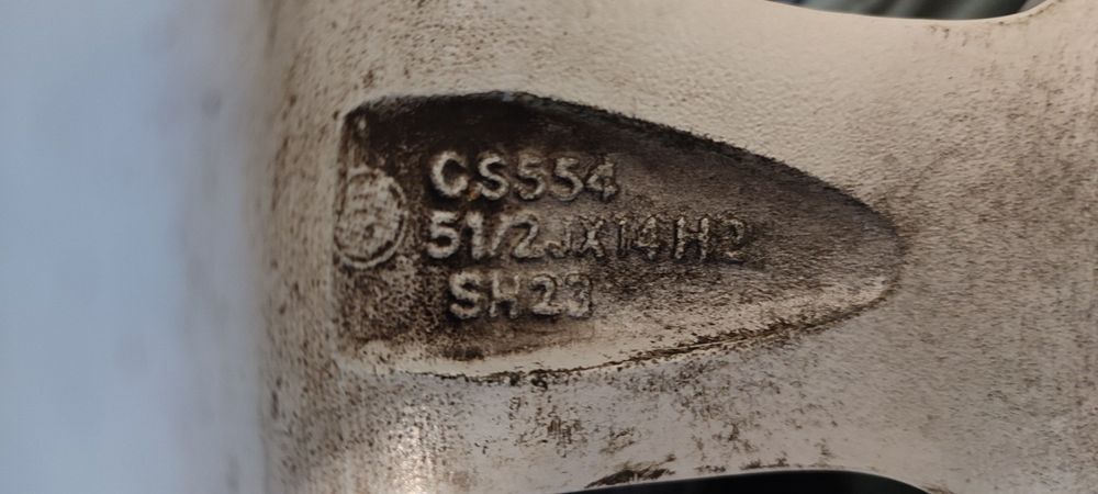 14" 5.5J 4x100 Komplet felg aluminiowych
