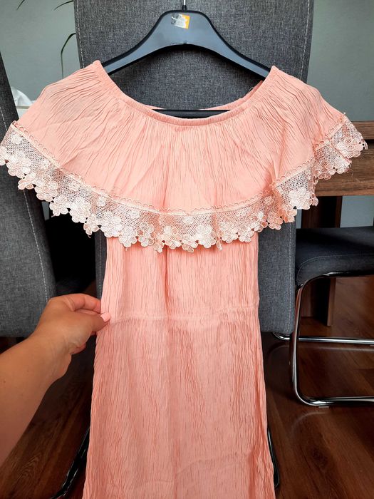 Damska sukienka/ hiszpanka/ na wesele, rozmiar S