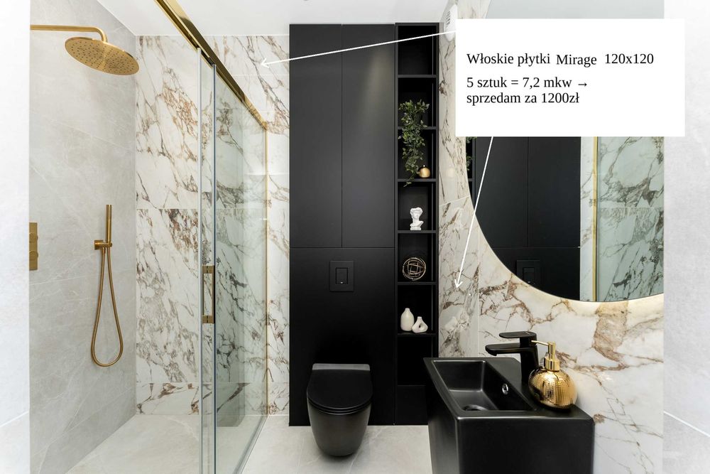 włoskie płytki 120x120 Mirage Cosmopolitan CP03 Arabescato Oro Lux