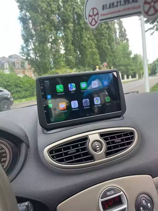 Rádio Android 14  com GPS Renault Clio 3 (Artigo Novo)