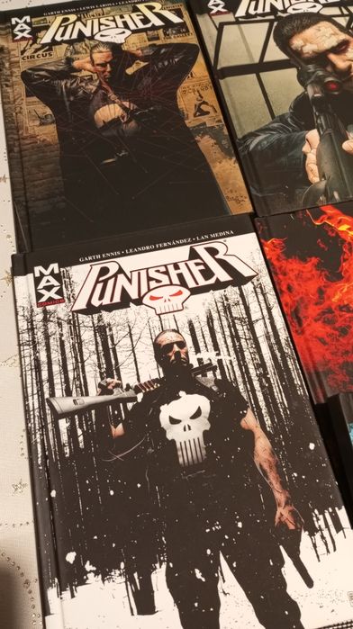Egmont Punisher MAX zestaw 1-6 oraz 8