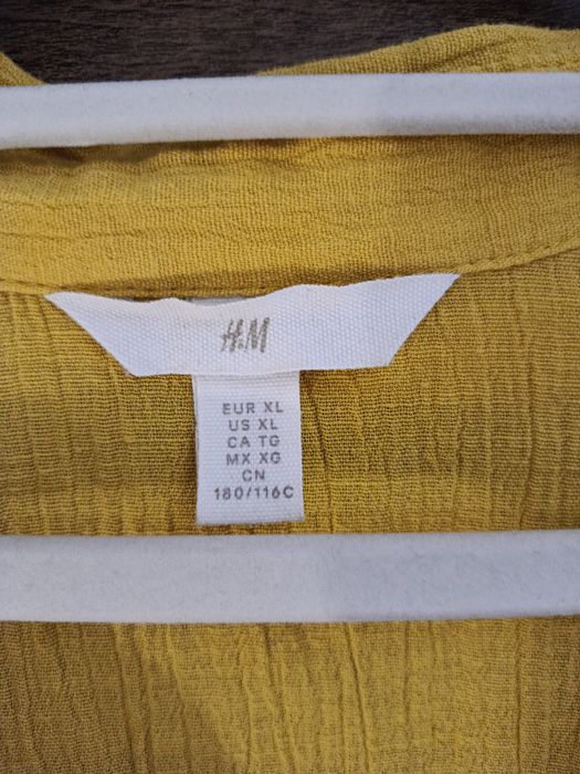Tunika plażowa żółta H&M