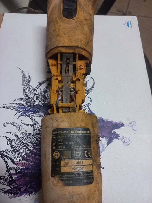 Włącznik wyłącznik szlifierki kątowej Bosch lub Einhell