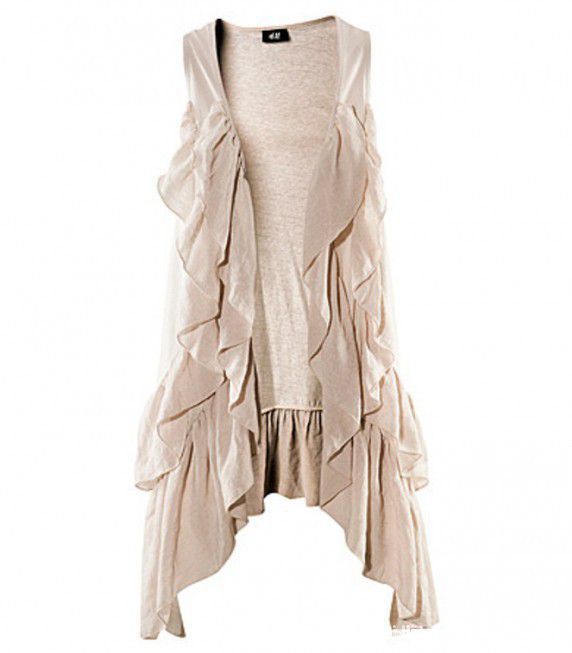 Kamizelka H&M pudrowy róż XS