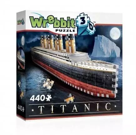 Wrebbit Puzzle 3D 440 el Titanic. Nowy Produkt