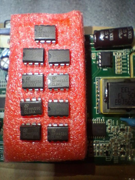 Полевой транзистор Микросхема APM4550 (N+P MOSFET) + аналоги: FDS8958A, APM4546, IRF7319, APM4548, AOP605, SP8M3, AO4614, IRF7389, STM8309, Si4532DY