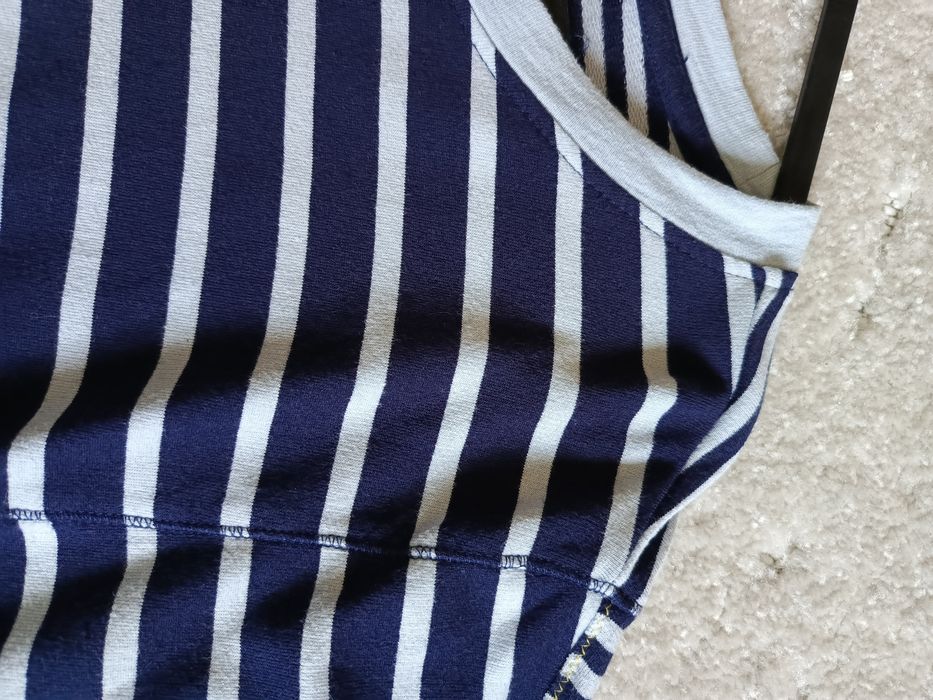 granatowa bluza w paski 100% bawełna oversize White Stuff rozmiar 44