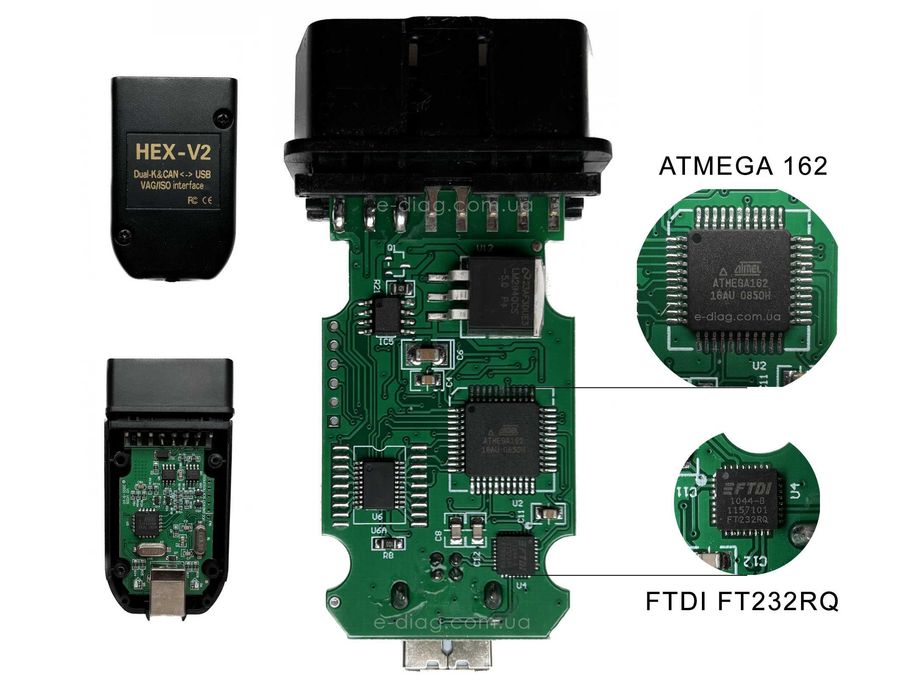Новий‼️ Vag-Com HEX V2 VCDS 25.3 Вася Діагност РОСІЙСЬКА МОВА ГАРАНТІЯ