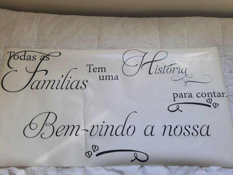 Decorative Vinyl with Phrase