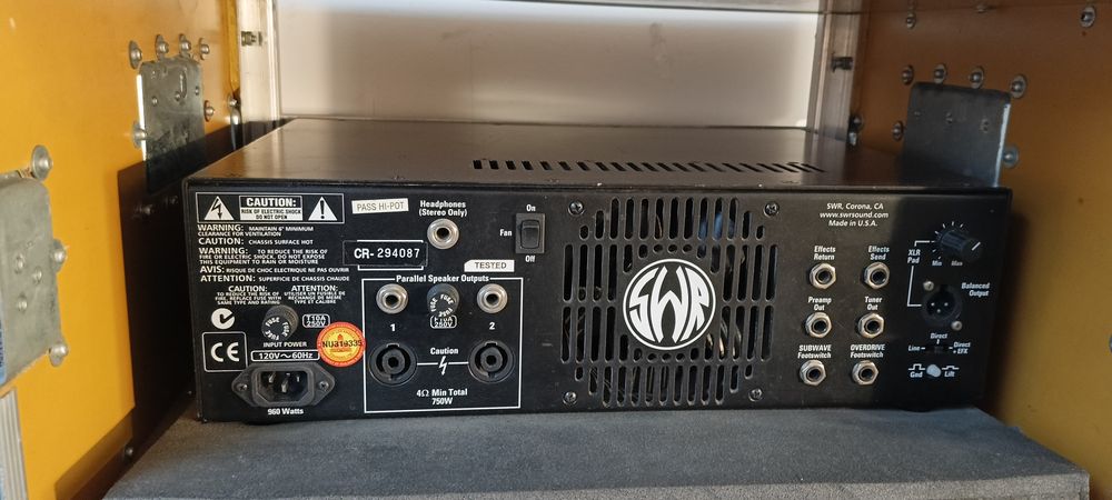 SWR 750X wzmacniacz basowy USA
