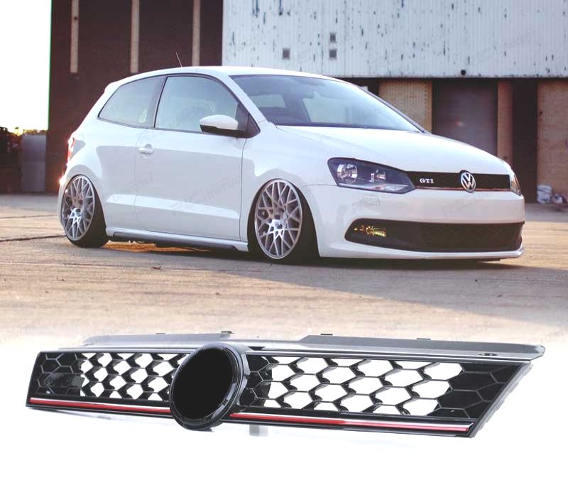 GRELHA FRONTAL VOLKSWAGEN VW POLO 3/5 09-17 LOOK GTI