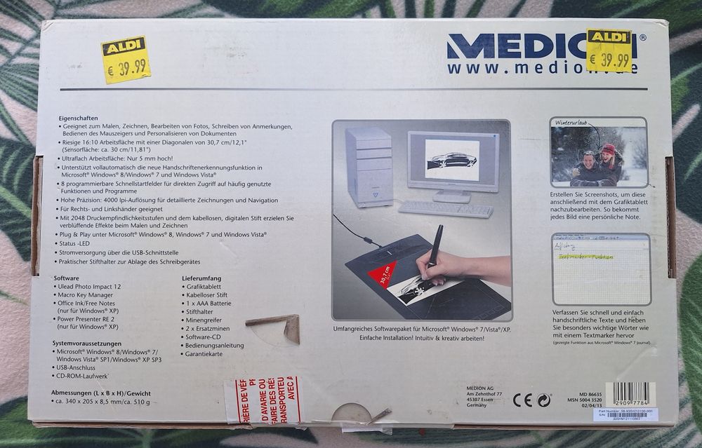 tablet graficzny MEDION P82018 (MD 86635)