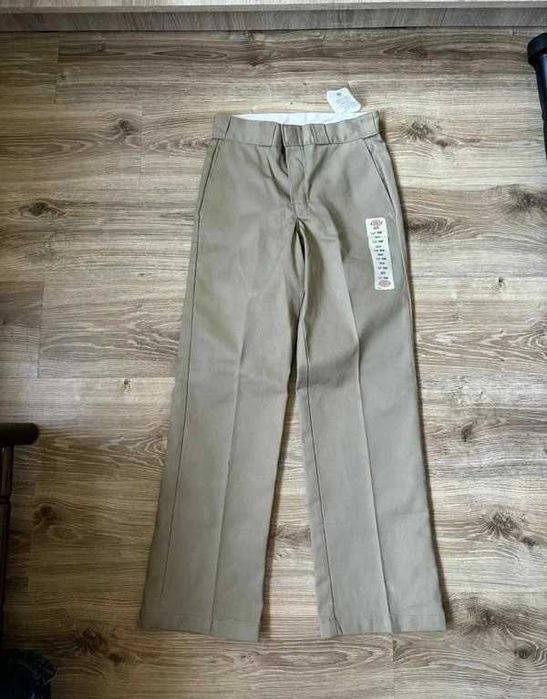Spodnie Dickies chinos kremowe work pants nowe new