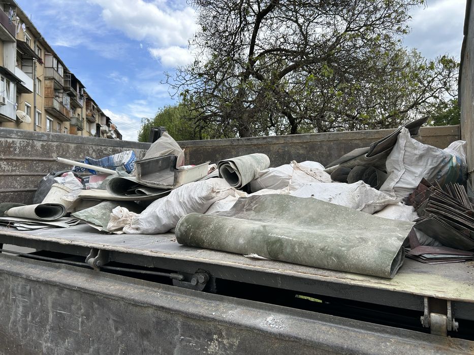 Вивіз сміття,залишаю на цілий день!!6куб