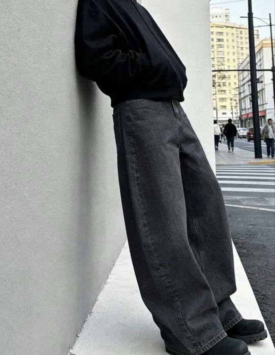 Чоловічі бегги джинси,baggy джинси,чорні джинси