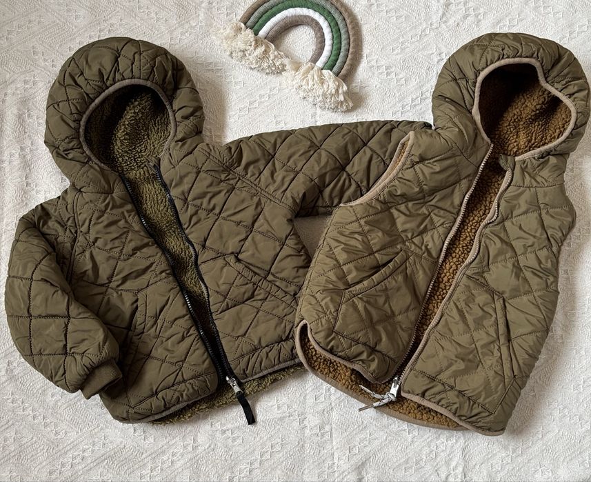 Дитяча куртка і жилет від данського бренду Liewood. Розмір 92-98