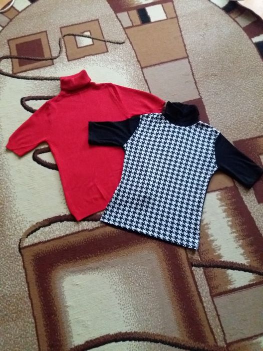 Sweterek golf na krótki rękaw. Rozmiar S