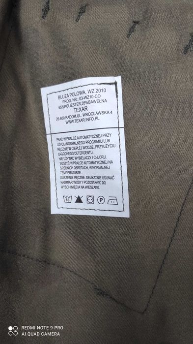 Mundur wojskowy wzór wz10 roz.L stan idealny