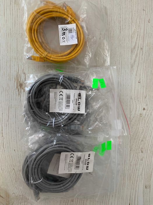 Kabel przewód internetowy sieciowy ethernet 3m Cieszyn • OLX.pl