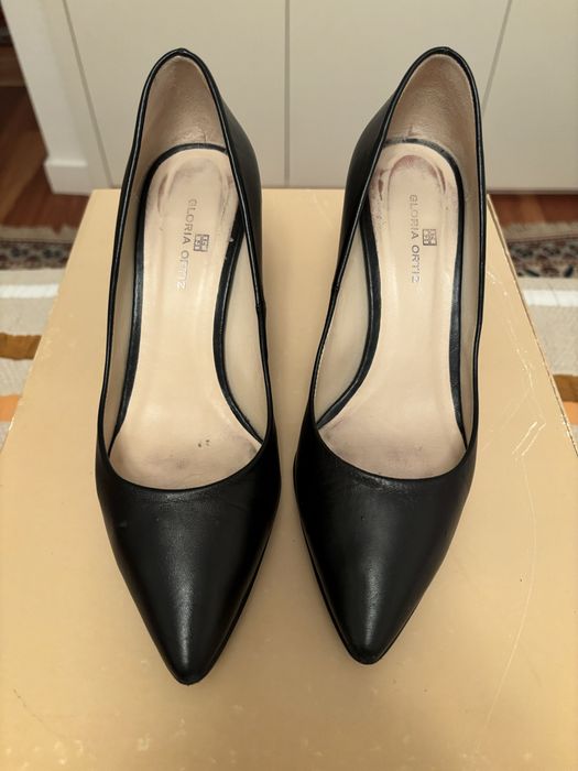 Sapatos salto alto Gloria Ortiz em pele