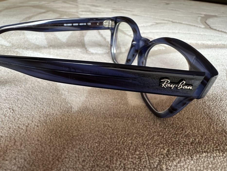 Okulary RayBan kolor niebieski