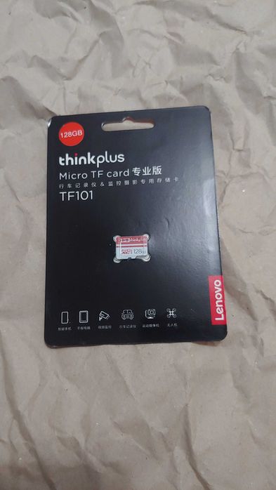 Память Lenovo 128Гб gb скоростная 10 v30 новая