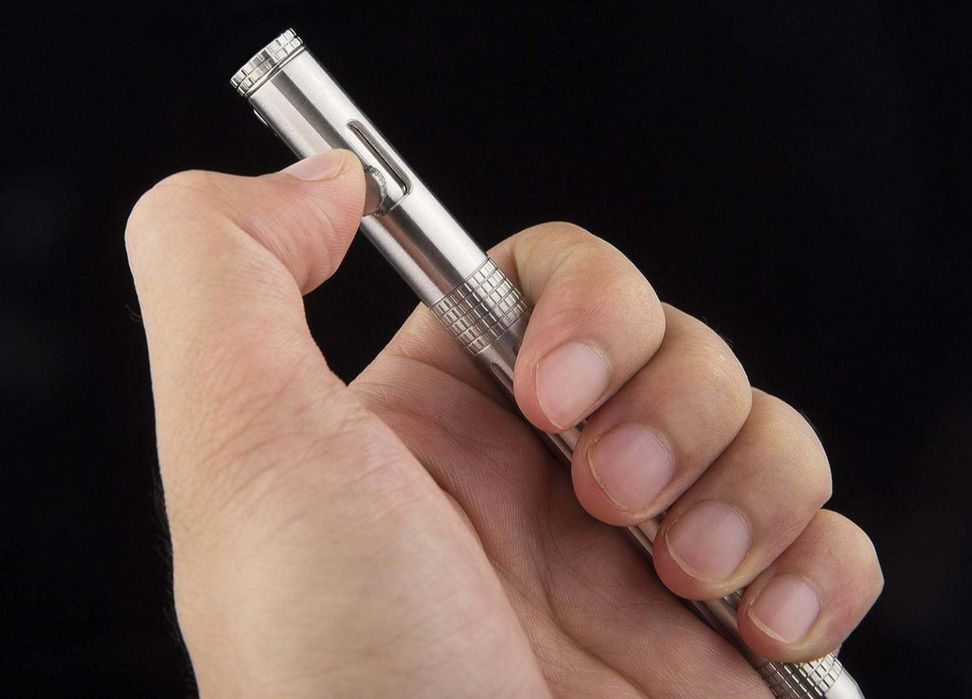 Caneta SMOOTHERPRO Bolt Action Aço Inox