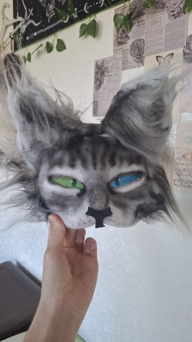 Маска кота для квадробіки