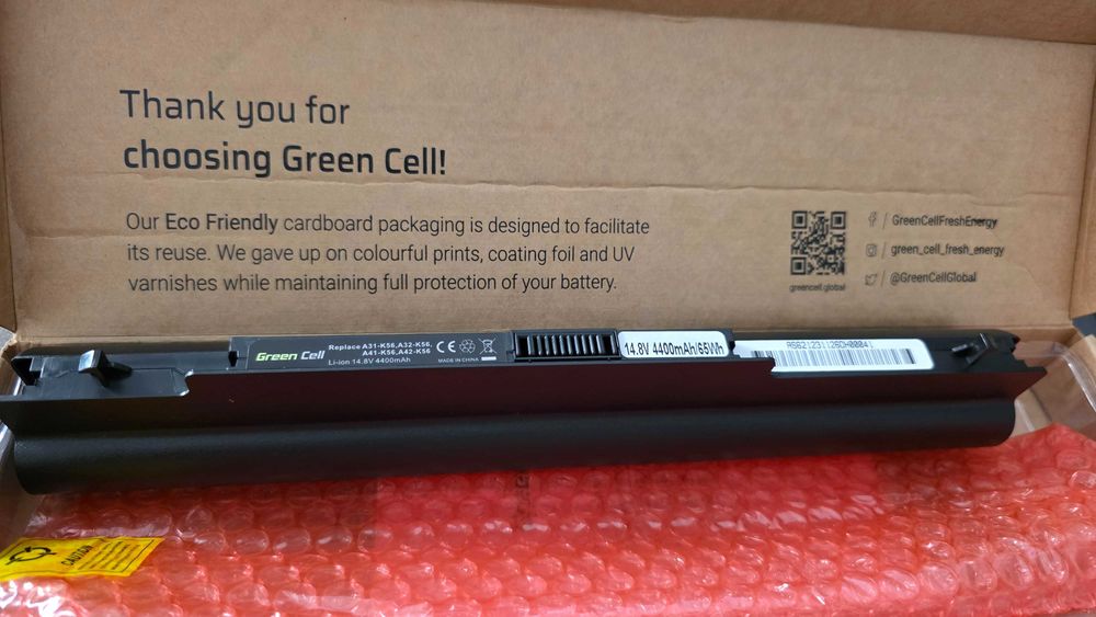 Bateria GREENCELL AS62 para Asus A46 A56 K46 K56 S56 A32-K56