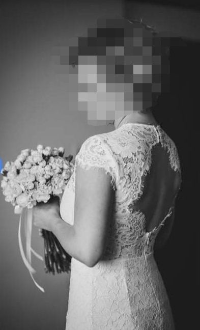 Śliczna suknia ślubna