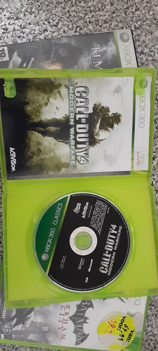 Batman arkham city/Call of duty modern warfare 4/Timeshift Xbox 360