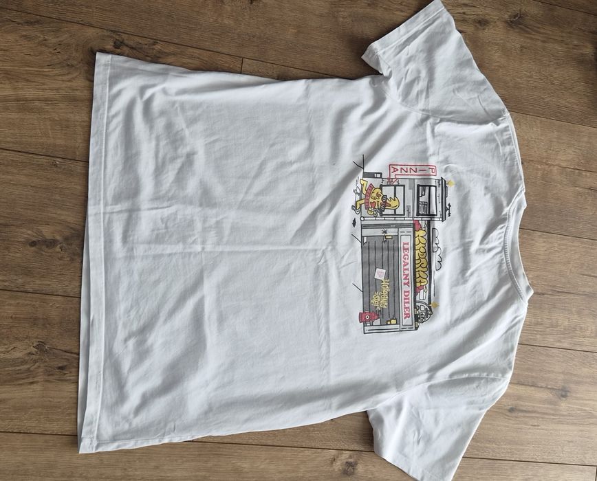 T-shirt z nadrukiem rozm.L