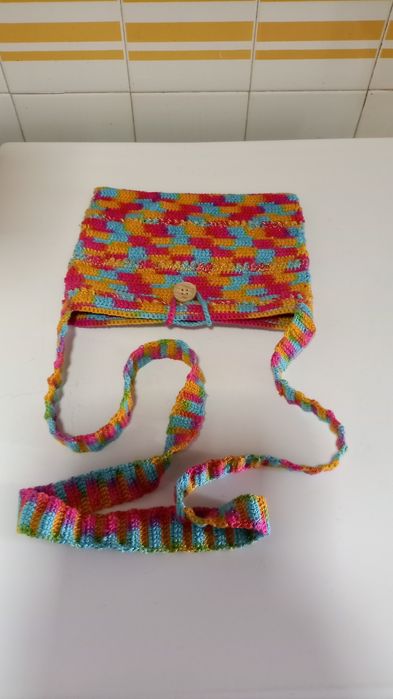 Bolsa em crochê 100% algodão