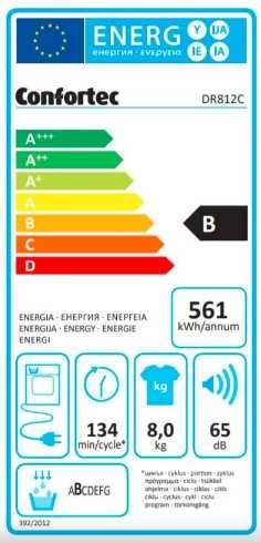 Máquina Secar Roupa Confortec 8KG Baixo Consumo