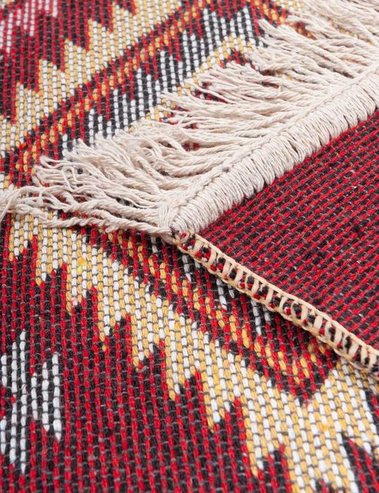 Dywan kilim boho dwustronny płaskotkany bawełn 120x180 na taras balkon
