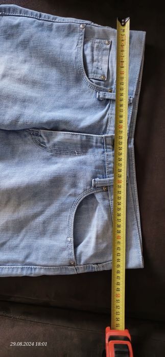 Spodnie jeansowe męskie włoskie 32 S-35 oraz W-35 L-32