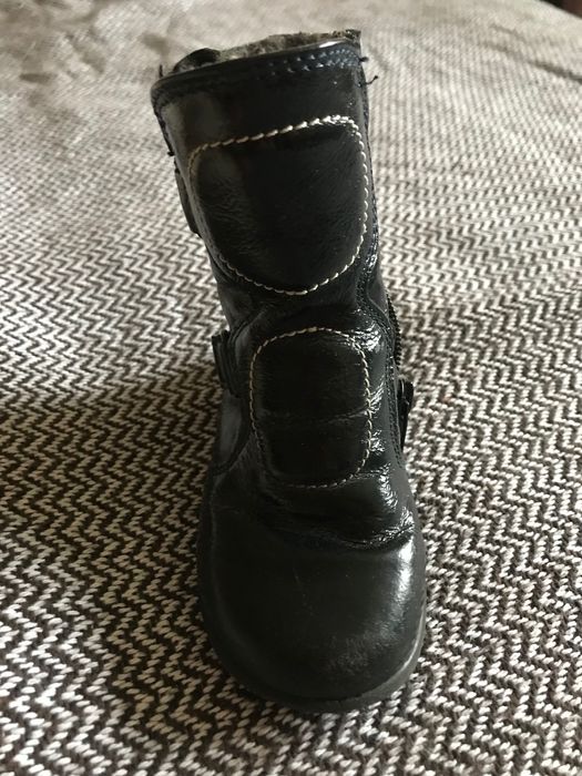 Сапожки Черевики 22 розм натуральна шкіра на хутрі Bartek Італія