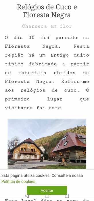 Relógio CUCO mecânico