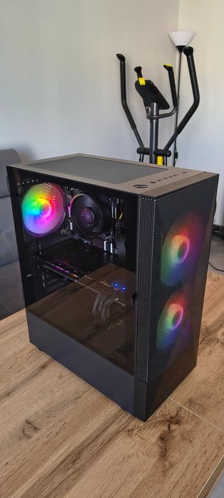 Komputer Gamingowy: RX 5700 XT 8GB/AMD RYZEN /SSD M.2/AM4/WIN11 PRO