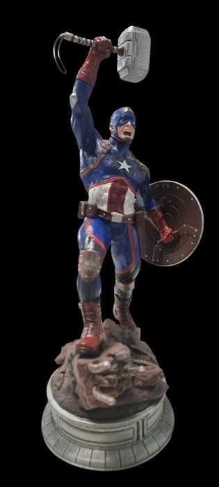 Estátua Capitão América em.Resina