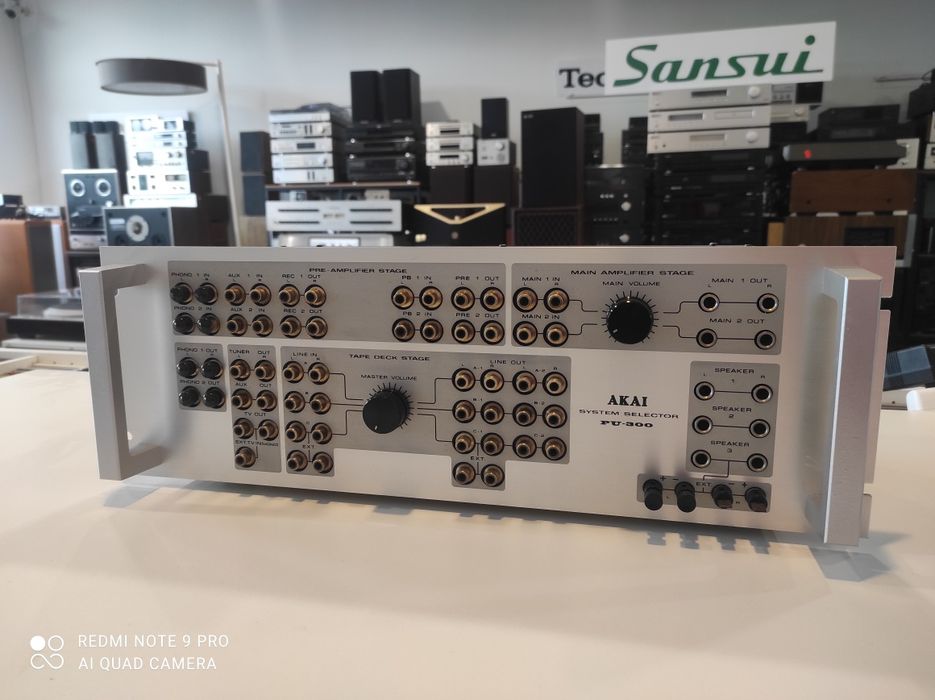 Akai PU-300 . Selektor Audio pasywny. Japan Audio. Gwarancja faktura