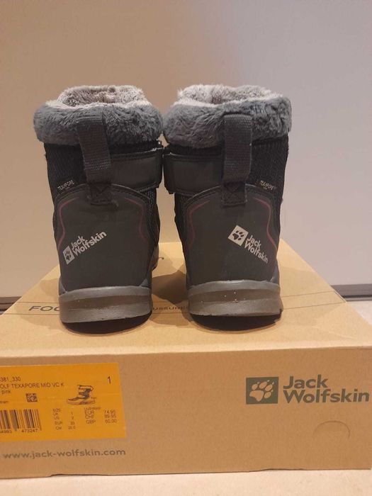 Dziecięce Buty zimowe śniegowce JACK WOLFSKIN rozm. 35